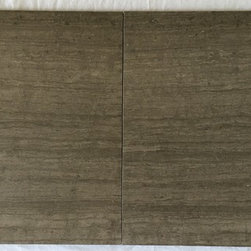 Haisa Dark Polished 18"x18"x3/8" Marble Tile - Wall And Floor Tile