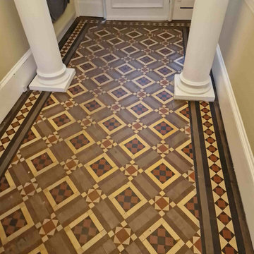 Victorian Tiled Hallway Deep Cleaned and Sealed in Portobello Edinburgh