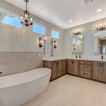 Enterprise Rustic Farmhouse Master Bathroom