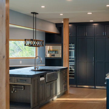 Expanded Mountain-Modern Kitchen Remodel in Colorado