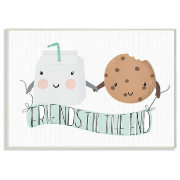 Friends Til The End Cookies And Milk Design, 13"x19"