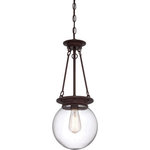 Savoy House - Savoy House 7-3300-1-28 Landon - 1 Light Pendant - Vintage charm is yours, with this wonderful LandonLandon 1 Light Penda Oiled Burnished Bron *UL Approved: YES Energy Star Qualified: n/a ADA Certified: n/a  *Number of Lights: 1-*Wattage:60w E26 Medium Base bulb(s) *Bulb Included:No *Bulb Type:E26 Medium Base *Finish Type:Oiled Burnished Bronze