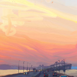 Paintings: "Richmond Bridge" Archival Print - Fine Art Prints
