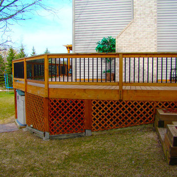 Custom Cedar Deck And Pergola