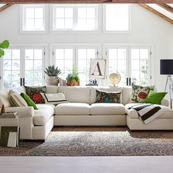 TOWNSEND UPHOLSTERED 4-PIECE SECTIONAL WITH CHAISE - Products