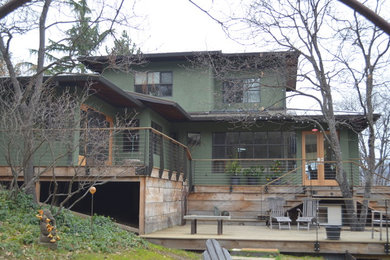 Example of an exterior home design in Other