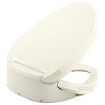 Kohler - Kohler C3-155 Elongated Bidet Toilet Seat Biscuit, K-8298-96 - Bring the refreshing convenience of personal cleansing to your existing toilet. With a slim, low-profile design that fits most elongated toilets, the C3-155 bidet toilet seat uses soothing heated water to provide a higher level of cleansing and hygiene. A built-in side panel is ergonomically designed for easy control of water temperature and spray, while the heated seat keeps you comfortable. A built-in night-light illuminates the bowl, and the self-cleaning stainless steel wand uses UV light for automatic sanitizing.