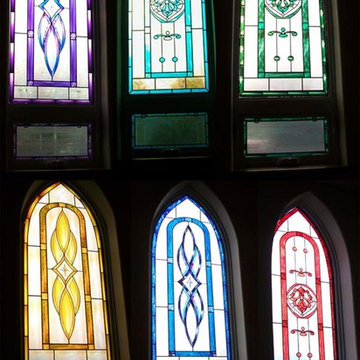 Installed stained glass window films I've done