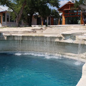 Fitzhugh Ranch Pool, Dripping Springs, TX.