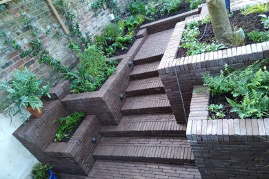 Islington Clay paver steps