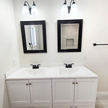 Guest Bathroom Remodel_Irvine_Double-sink vanity
