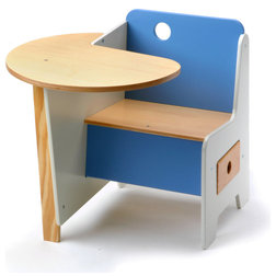 Modern Kids Desks And Desk Sets Doodle Desk, Blue