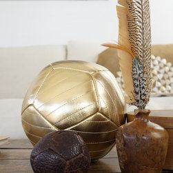 Lower Manhattan Loft - Banded Perisphere, Weighted Perisphere and Mandala Throw - Decorative Objects And Figurines