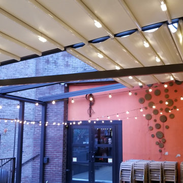 Pergola Roof System / My Moon Event Venue Williamsburg NY