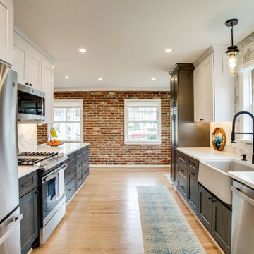 Small Transitional Kitchen Design Potomac, MD