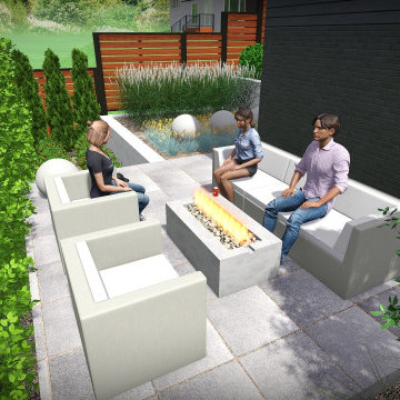 Toronto High Park Modern Backyard