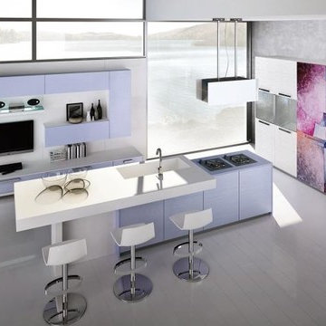 Modern Italian Custom Made Kitchens by LUBE