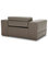 Modern Luxor Reclining Chair with Power Headrests - Slate Top Grain Leather