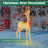 Lighted Christmas Deer Reindeer Standing Buck 150LED Outdoor Yard Decor Holiday