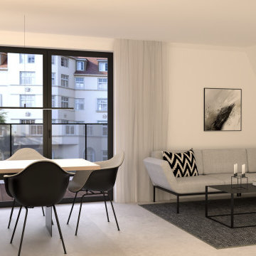 Entwurf Penthouse Wohnung München