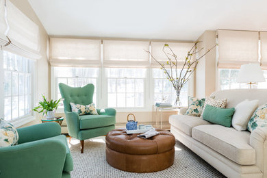 Sunroom - traditional sunroom idea in Boston