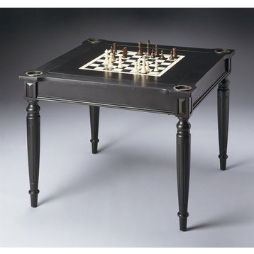 Butler Specialty Company Vincent  Wood Game Table - Black Licorice