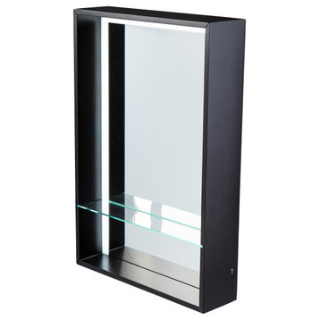Crittenly Lighted Mirror With Shelf