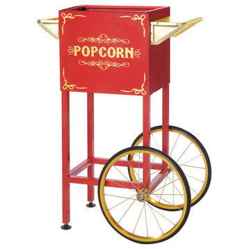 Popcorn Cart Vintage Replacement Stand for 4 to 8-Ounce Poppers With Shelf