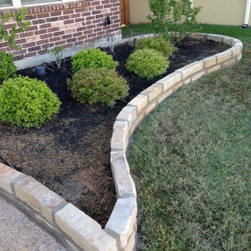Custom stone border