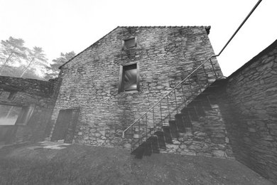 Example of a mountain style exterior home design in Other