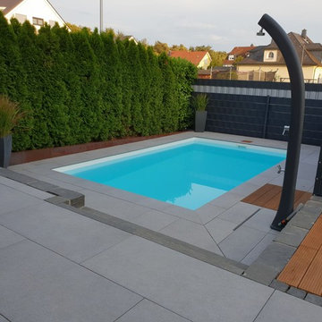 Unser bisher kleinster ( Chlor - ) Pool... Griesheim 2018