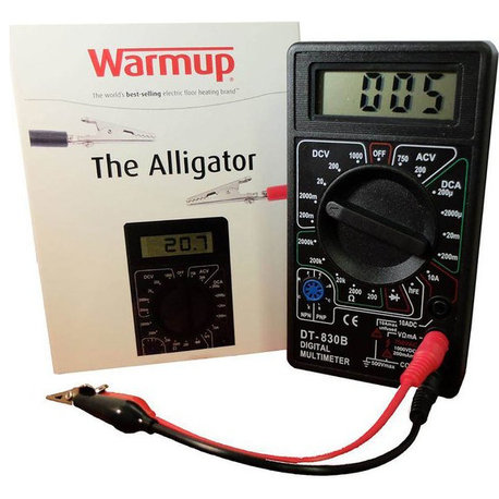 Warmup Alligator Tester for Heated Floors Floor Heating Multimeter