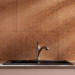 Fasade Hammered in Cracked Copper - Home Decor