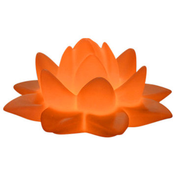Modern Home Deluxe Floating LED Glowing Lotus Flower w/Infrared Remote Control