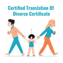 Certified Translation of Divorce Certificate
