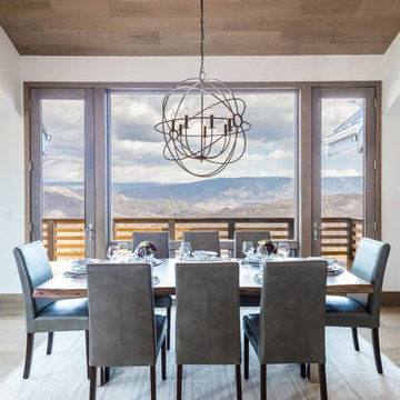 Aspen, Colorado Rustic Modern Home-Cobalt White Oak