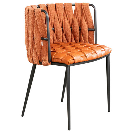Milano Dining Chair, Orange