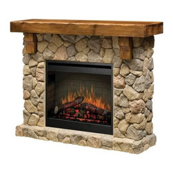 Dimplex Fieldstone Electric Fireplace - Indoor Fireplaces