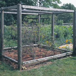 Custom Cedar Garden Enclosure - Greenhouses