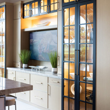 Rift Cut White Oak and Black Golf Village
