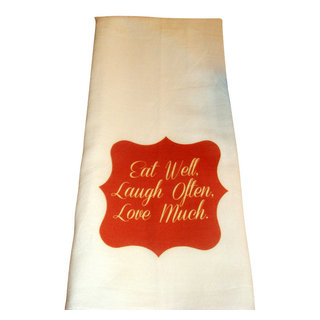 Decorative Towel Cherry Pie Kitchen Towel 100% Cotton Retro