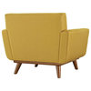 Griffon Upholstered Fabric Armchair, Citrus
