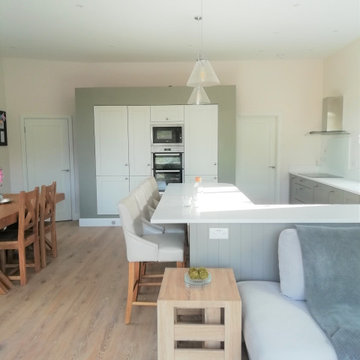 Open plan living kitchen area