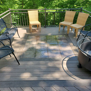 Stone Tile with Timbertech