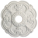 uDecor - MD-5058 Ceiling Medallion - The MD-5058 Ceiling Medallion is an architectural polurthane decor element that is usually used to ornate a ceiling fixture, but can also be used by itself.