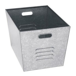Edsal Steel Galvanized Utility Bins, Set of 6 - Storage And Organization