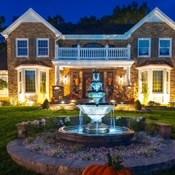 Farmingdale, NJ: Full Backyard Makeover, Pool Renovation, Pavilion Install