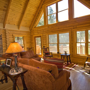 Rustic Fireplace