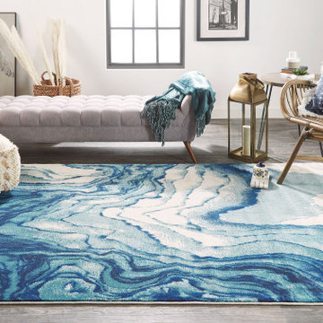 Omari Area Rug - Atlantic