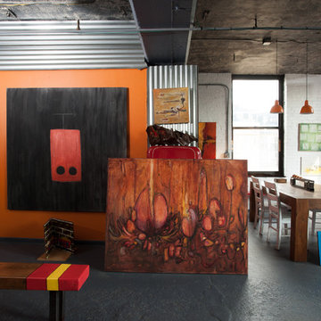 My Houzz: An Art Filled Industrial Pittsburgh Loft